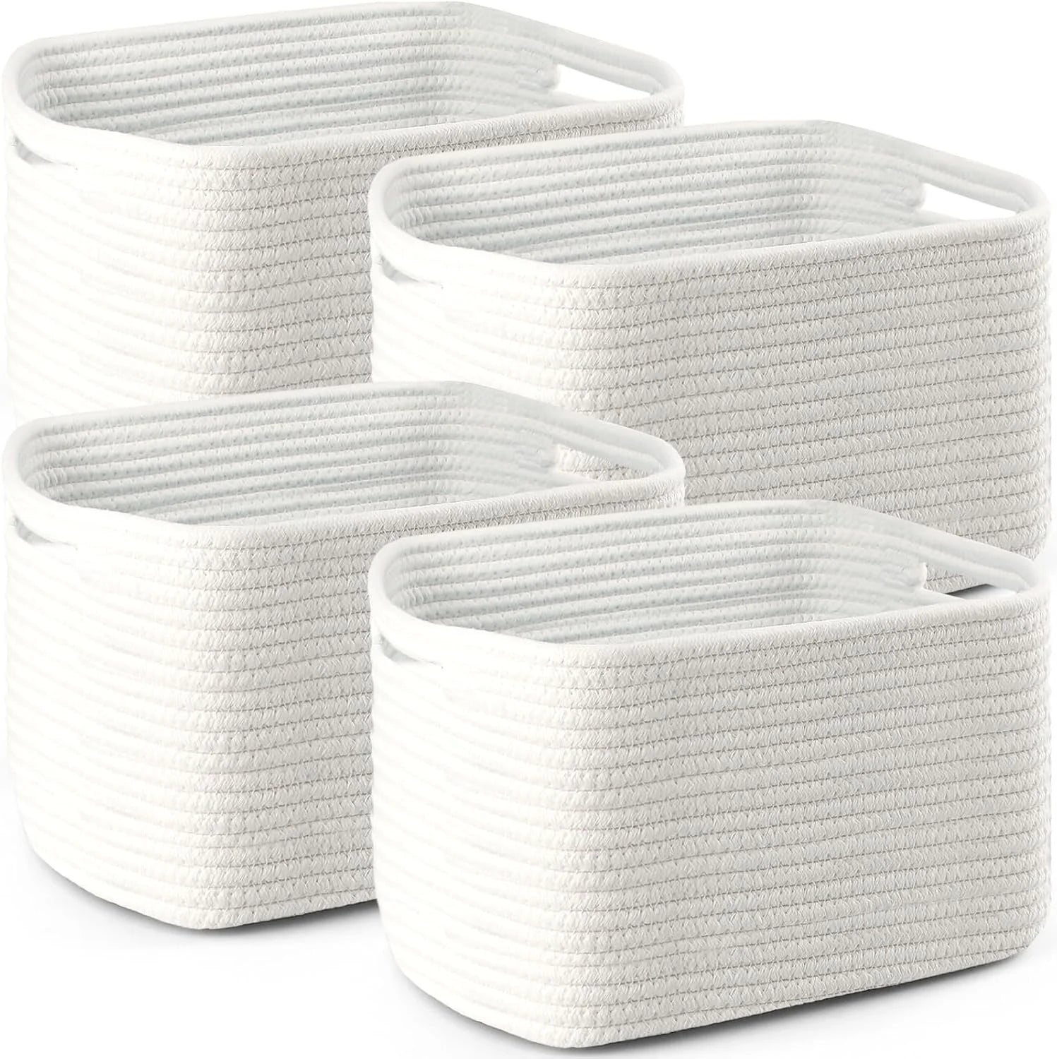 New Arrivals Storage Organizing Baskets, 11”Lx9”Wx8”H Woven Baskets for Storage Toys, Towels, Books - Image 8