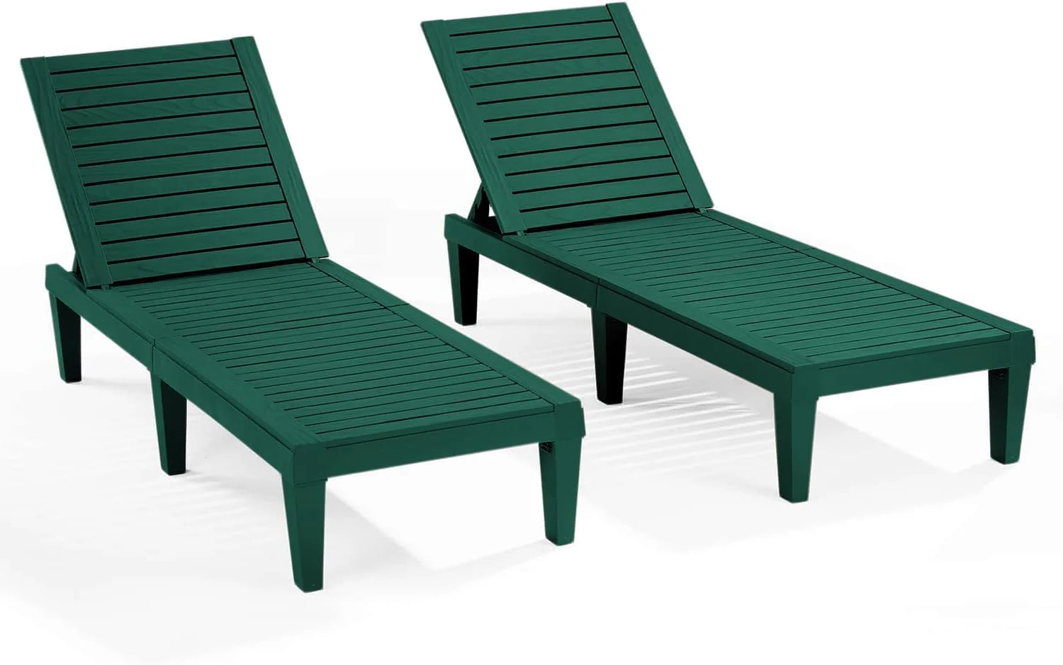 Nestl Lounge Chair Outdoor, Tanning Chair, Chaise Lounge Outdoor Set of 2, 5 Adjustable Positions bifanuoyard - Image 2