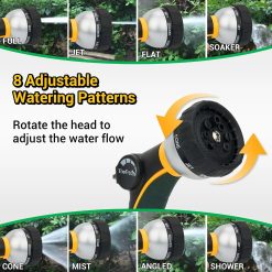 Alternative view of New Arrivals Garden Hose 100 ft, Heavy Duty 100ft Non-Expandable Long Water Hose, 1/2 id x 100 Feet