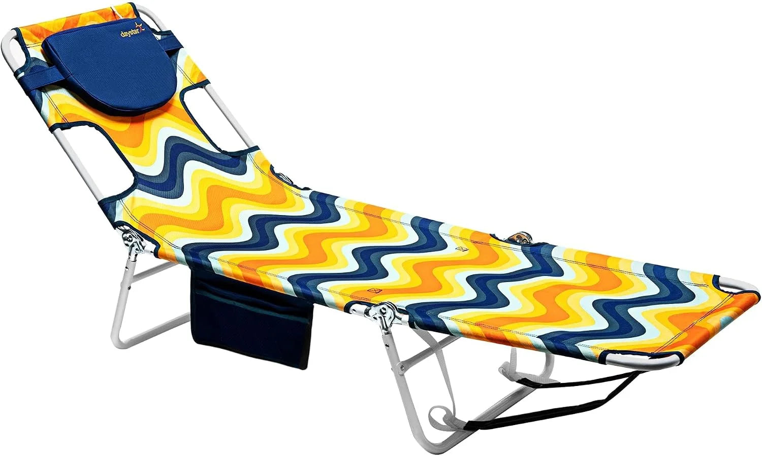 New Arrivals Lay Flat Tanning Chair, Face Down Lounger, 5-Position Reclining, Heavy-Duty 300 lb Capacity - Image 6