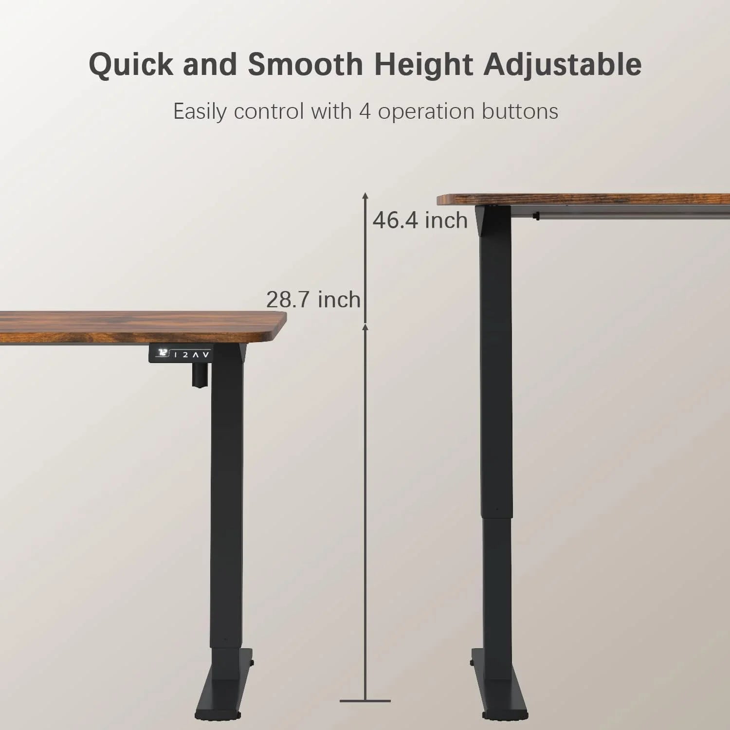 New Arrivals 55 x 24 Inches Electric Height Adjustable Standing Desk Large Sit Stand Up Desk Home Office Computer Desk Memory - Image 68