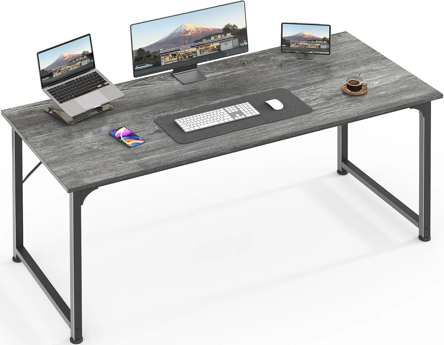 New Arrivals Computer Desk, 55 Inch Home Office Desk - Image 27