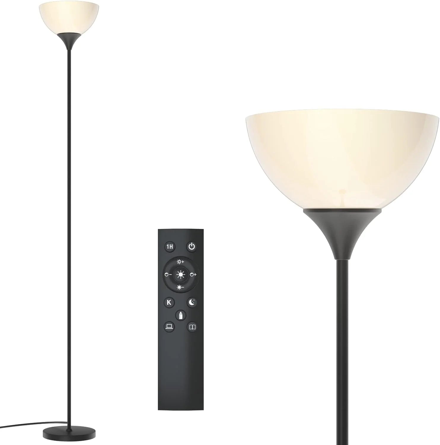 PESRAE Floor Lamp, Remote Control, Bulb Included bifanuoyard - Image 4