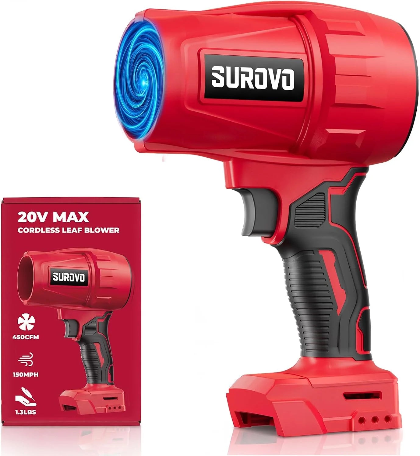 Cordless Leaf Blower Compatible with Dewalt 20V MAX Battery (Bare Tool)