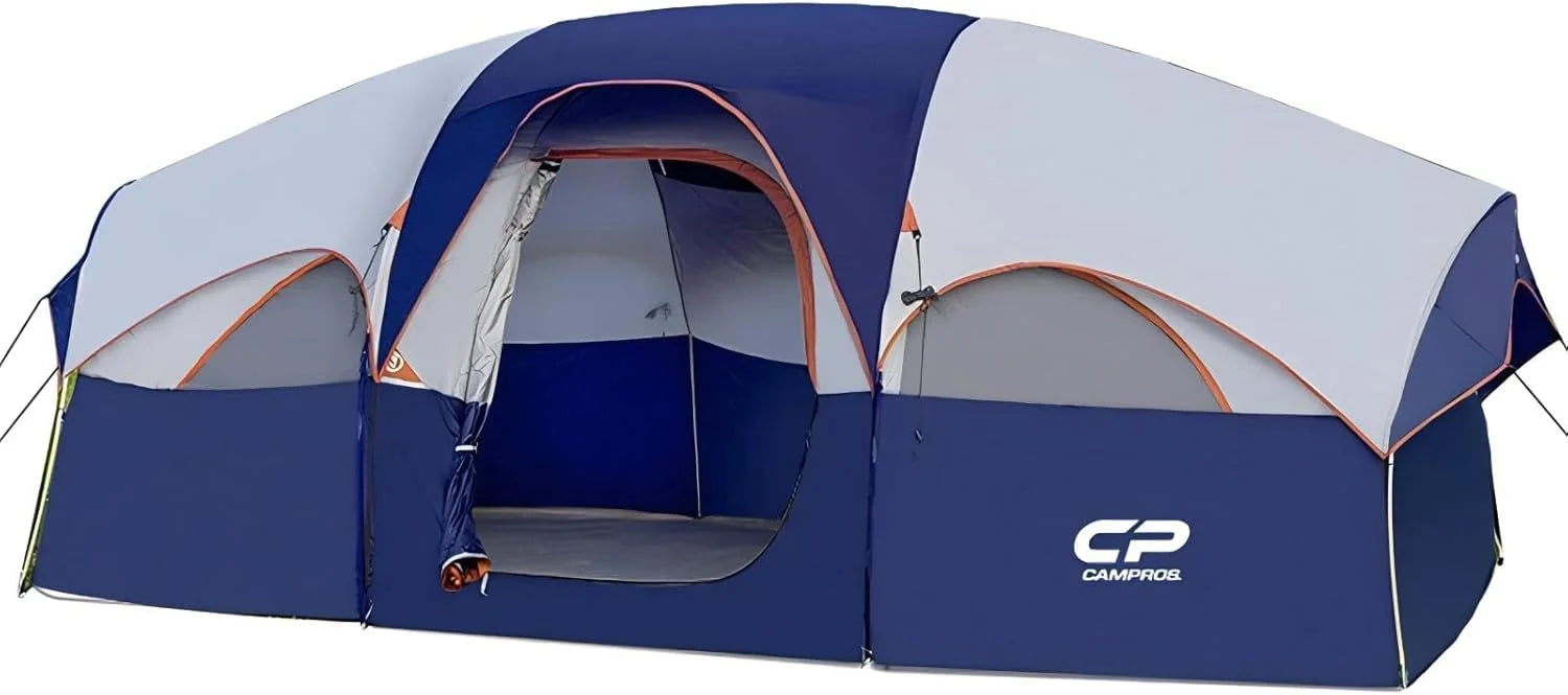 CAMPROS CP Tent 8 Person Camping Tents, Weather Resistant Family Tent, 5 Large Mesh Windows bifanuoyard - Image 8