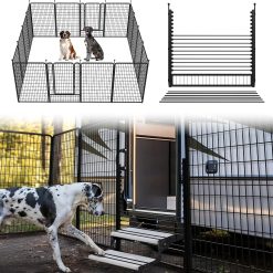 New Arrivals Rollick Dog Playpen, Indoor, 24 H, 8 Panels