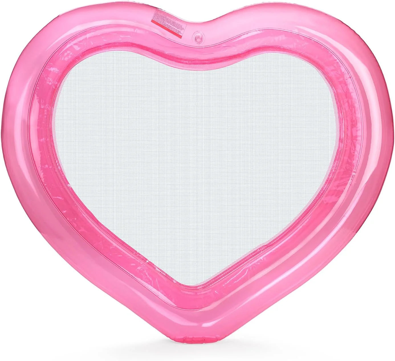 New Arrivals Original Clear Heart Water Hammock with Mesh Pool Float for Summer Pool Parties