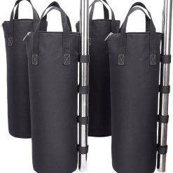 New Arrivals 140 LBS Zipper Top Sand Bags for Canopy Legs (Without Sand) Sand Bags for Weight – Sandbags for Gazebo Legs