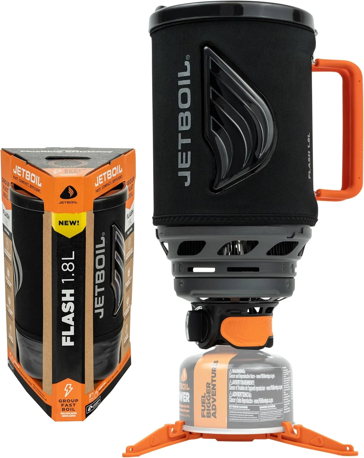 Jetboil Flash Portable Fast Boil Stove for Camping and Backpacking with 1-Step Auto Ignition, Propane/Isobutane Burner bifanuoyard - Image 3