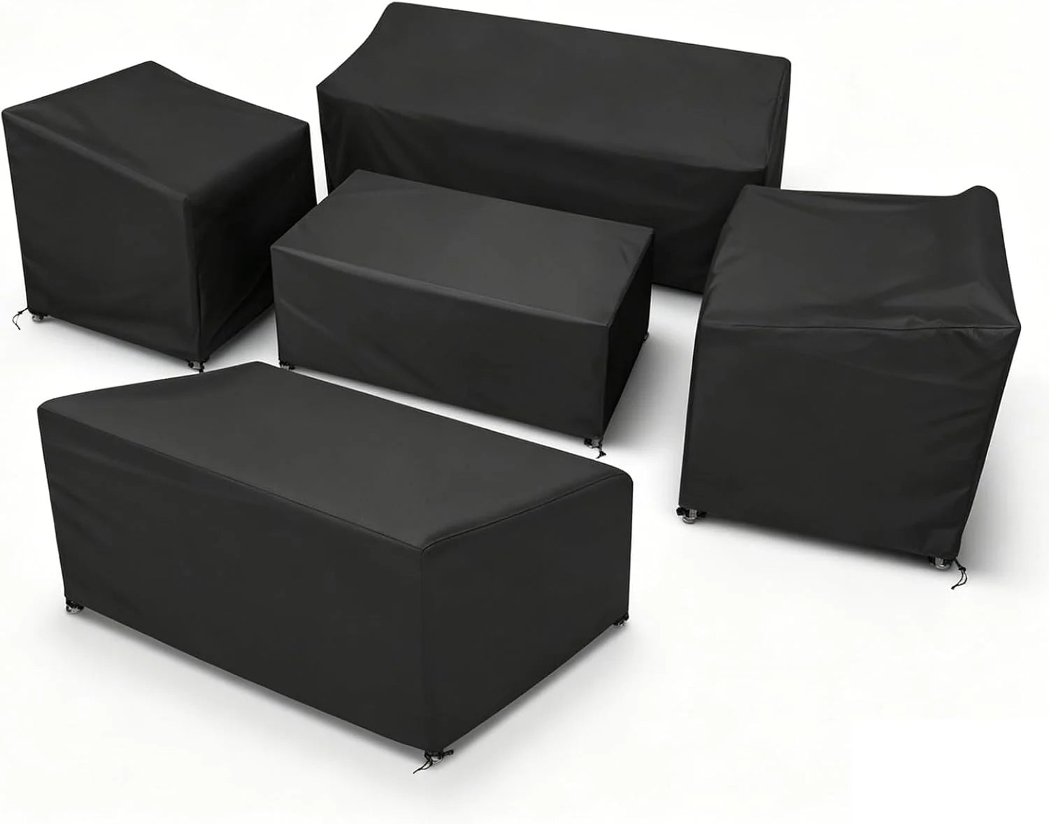 New Arrivals STARTWO Outdoor Furniture Cover Waterproof 4 Piece, Black, Regular, 420D - Image 9