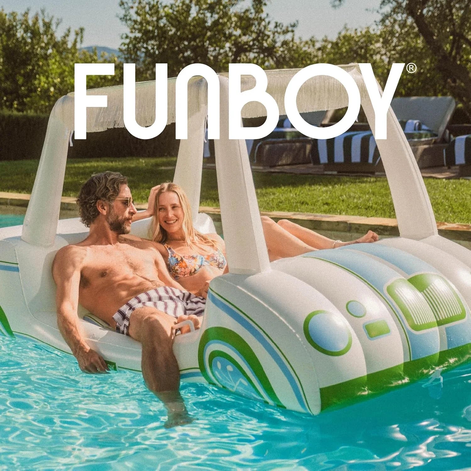 New Arrivals Giant Inflatable Luxury Golf Cart Pool Float, Two Cup Holders - Image 9