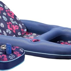 Alternative view of Campania Ultimate 2-in-1 Pool Float Lounge, Extra Large, Inflatable Pool Floats for Adults with Adjustable Backrest