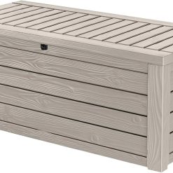 Alternative view of Keter Westwood 150 Gal Outdoor Storage Box for Patio and Pool Accessories