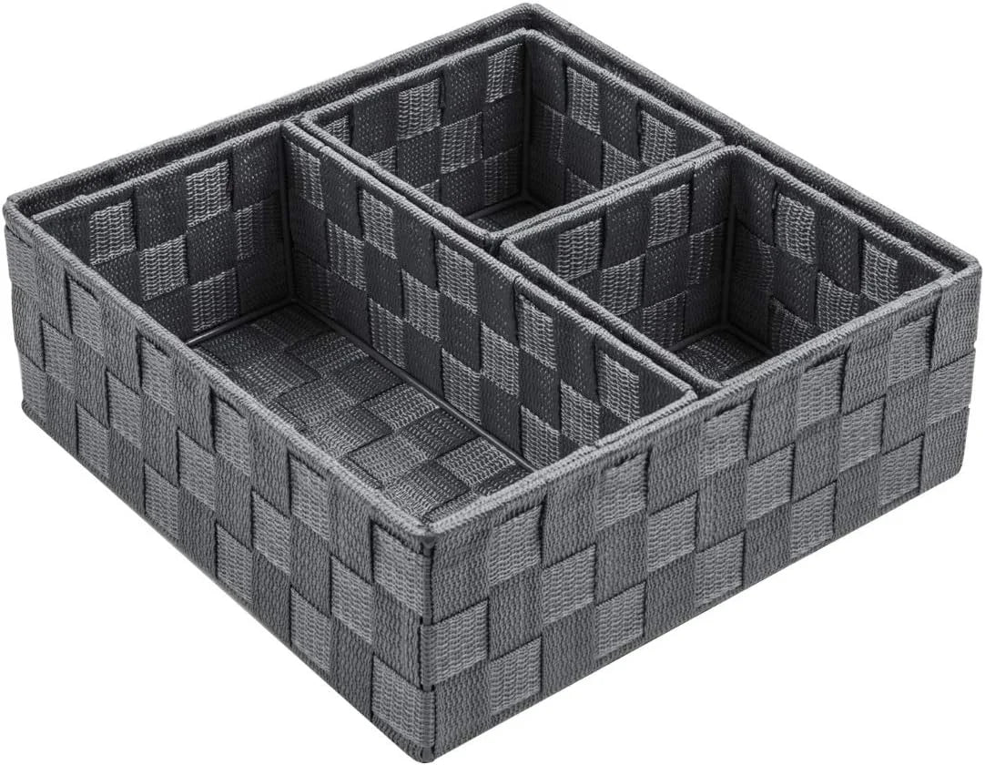 Woven Storage Baskets for Organizing 6 Pack, Large&Small Storage Cube Bins Set for Bathroom, Storage Boxes bifanuoyard - Image 20