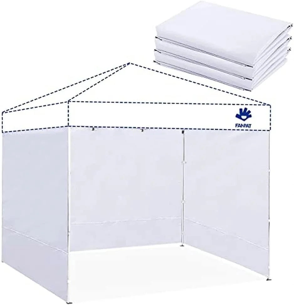 New Arrivals 10×10 Canopy Sidewalls for Canopy Frame, White (3Pcs Sidewalls Only) - Image 4