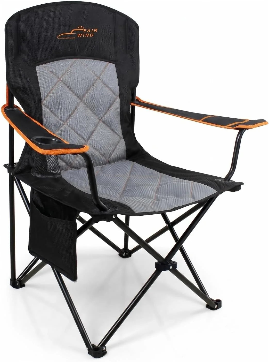 FAIR WIND Oversized Padded Camping Chair 2 Pack 350 LBS Capacity Heavy Duty Quad Chair with Lumbar-Support bifanuoyard - Image 4