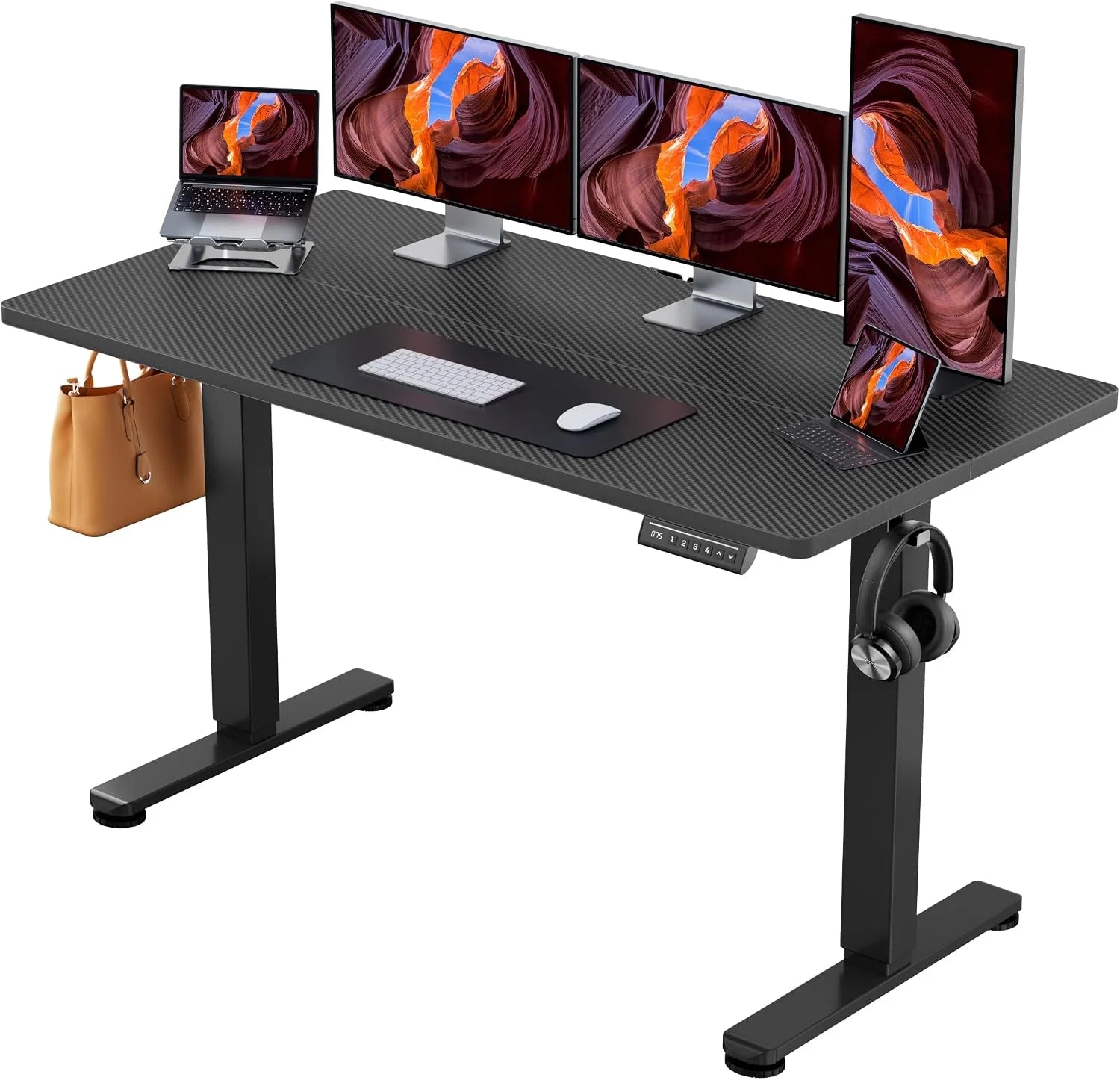 New Arrivals Height Adjustable Electric Standing Desk, 48 x 24 Inches Sit Stand up Desk - Image 46