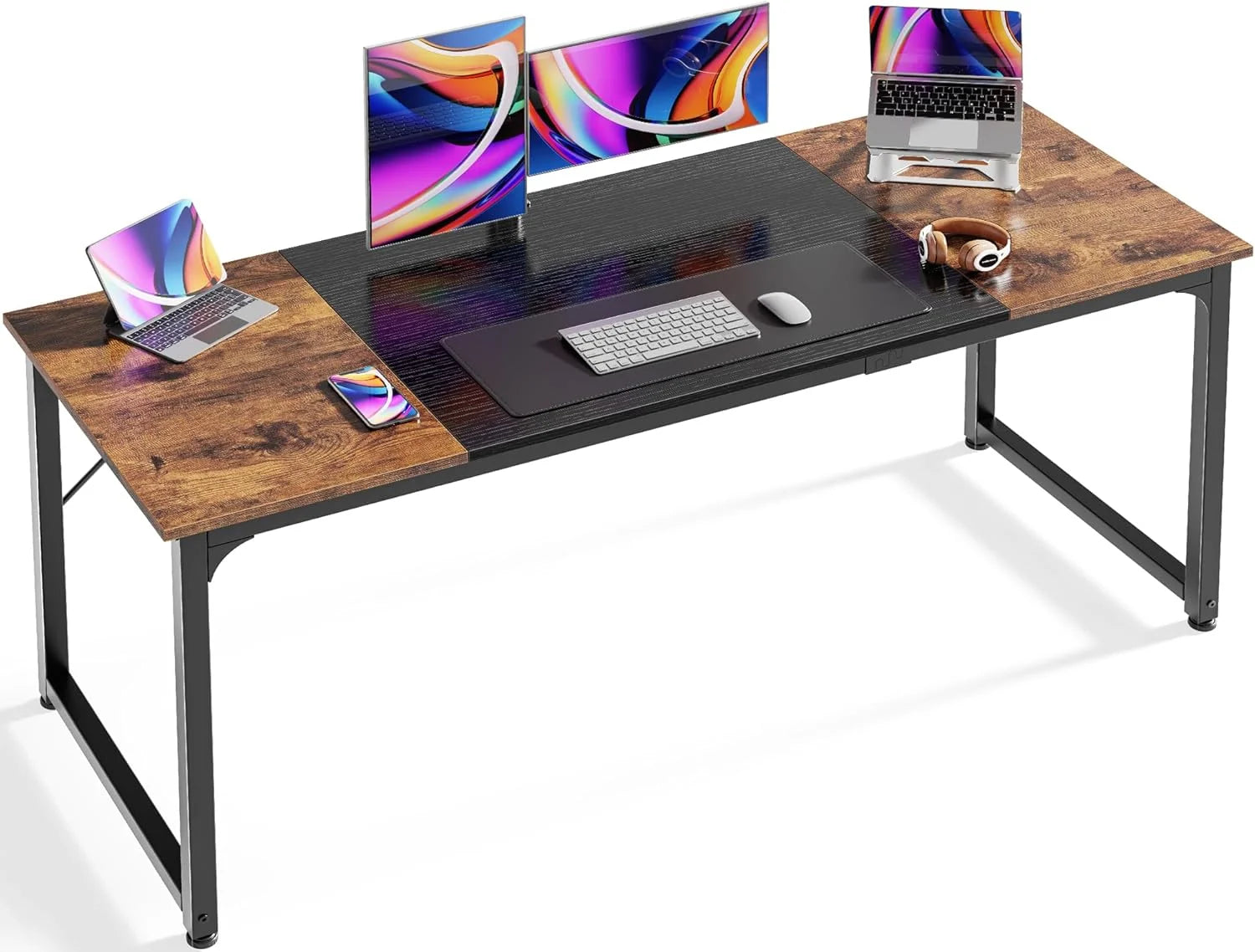 New Arrivals Computer Desk, 55 Inch Home Office Desk - Image 6