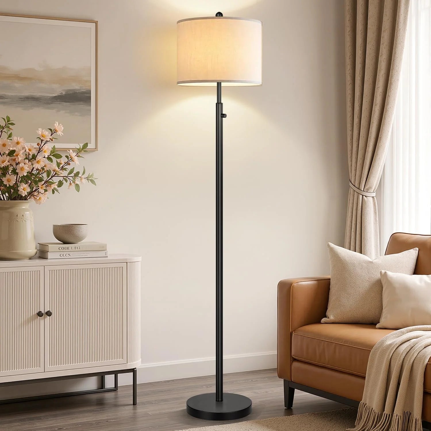 Nintiue Dimmable Gold Floor Lamp bifanuoyard - Image 4