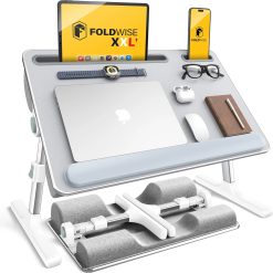 Alternative view of New Arrivals 2-in-1 Lap & Bed Desk with Soft Cushions, Adjustable Height & Angle