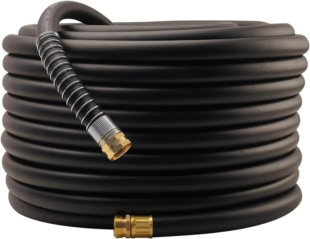 New Arrivals Garden Hose 50FT x 3/4, Heavy Duty Rubber Hose, 1200PSI Burst, 300PSI Working for Yard - Image 9