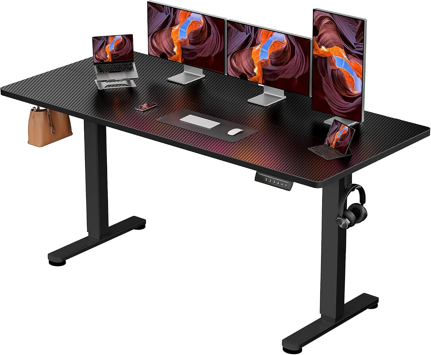 New Arrivals Height Adjustable Electric Standing Desk, 48 x 24 Inches Sit Stand up Desk - Image 47