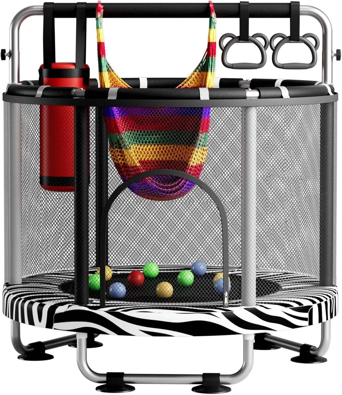 New Arrivals 55 Trampoline for Kids with Enclosure - Image 5
