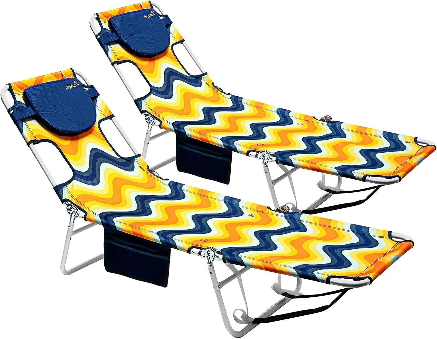New Arrivals Lay Flat Tanning Chair, Face Down Lounger, 5-Position Reclining, Heavy-Duty 300 lb Capacity - Image 8