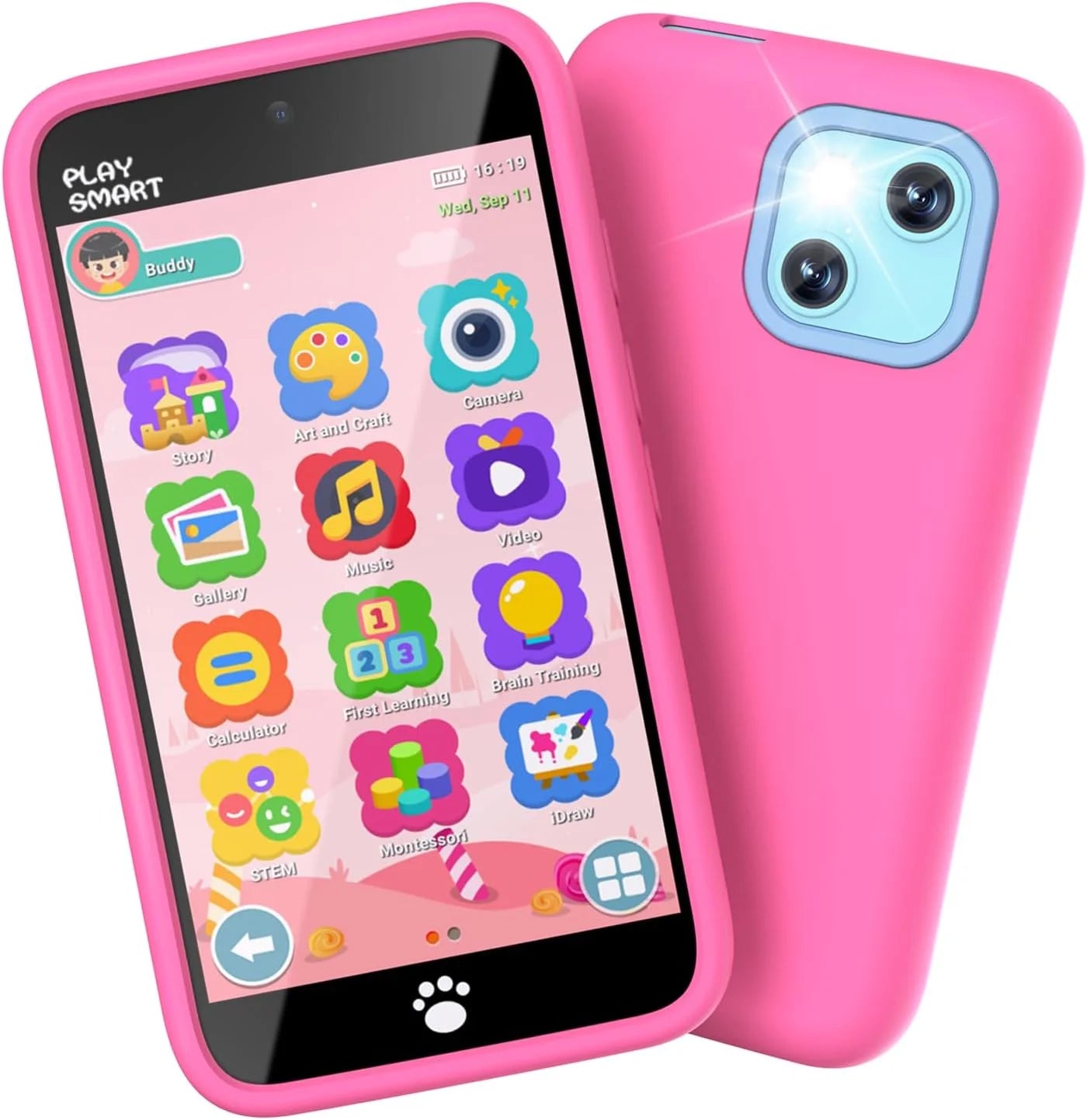 New Arrivals Kids Toys Smart Phone, 16GB 3.97 Kids Phone, 220+ Games Toddler Toy " For Home Projects - Image 5