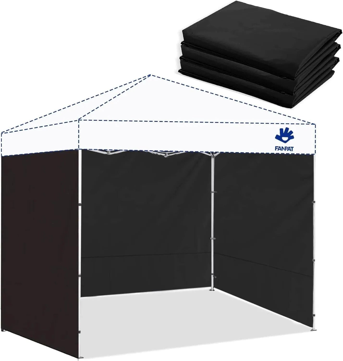 New Arrivals 10×10 Canopy Sidewalls for Canopy Frame, White (3Pcs Sidewalls Only) - Image 11