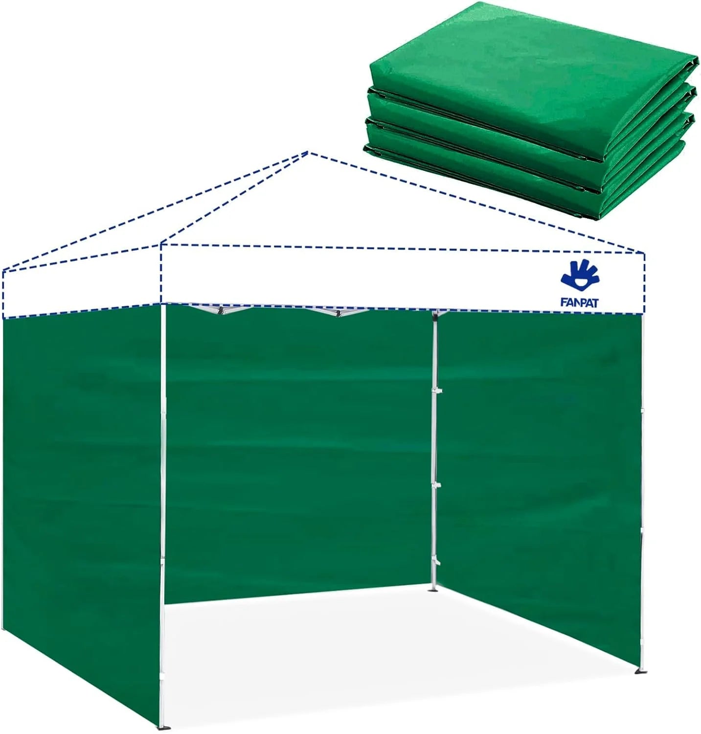 New Arrivals 10×10 Canopy Sidewalls for Canopy Frame, White (3Pcs Sidewalls Only) - Image 24