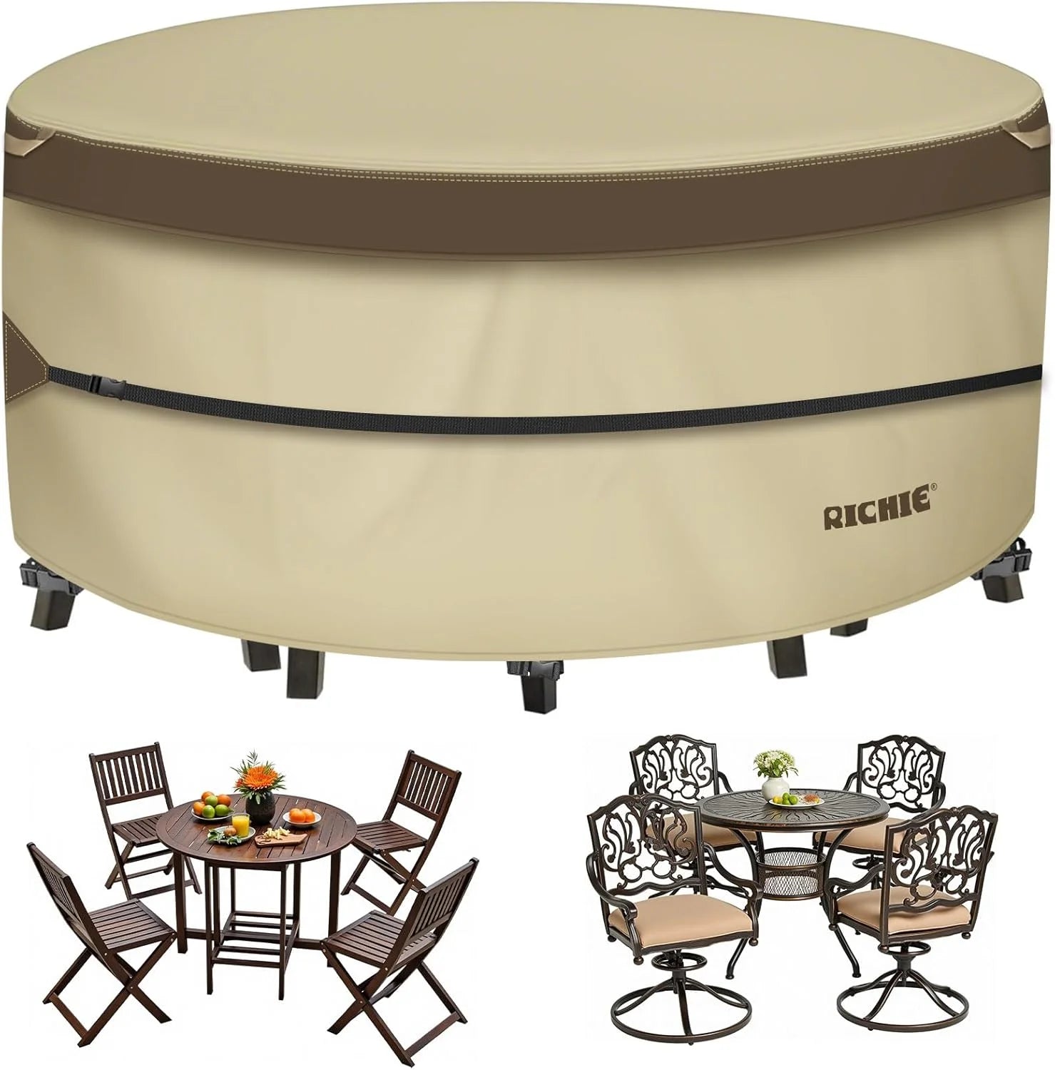 New Arrivals Round Patio Furniture Cover Waterproof - Image 2