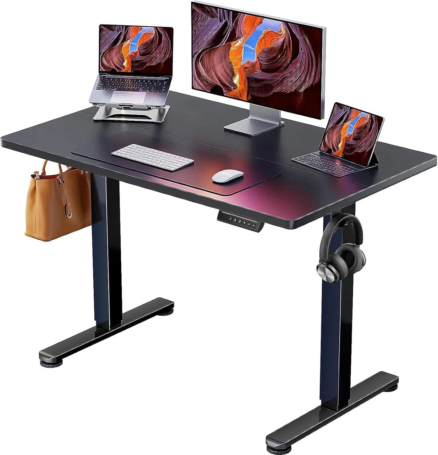 New Arrivals Height Adjustable Electric Standing Desk, 48 x 24 Inches Sit Stand up Desk - Image 40