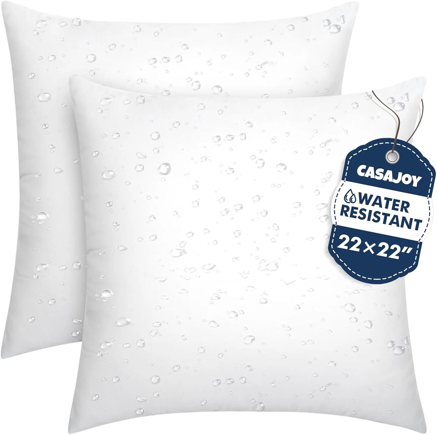 New Arrivals CASAJOY Set of 2 12×20 Outdoor Pillows,Water Resistant Lumbar Pillow Insert - Image 6