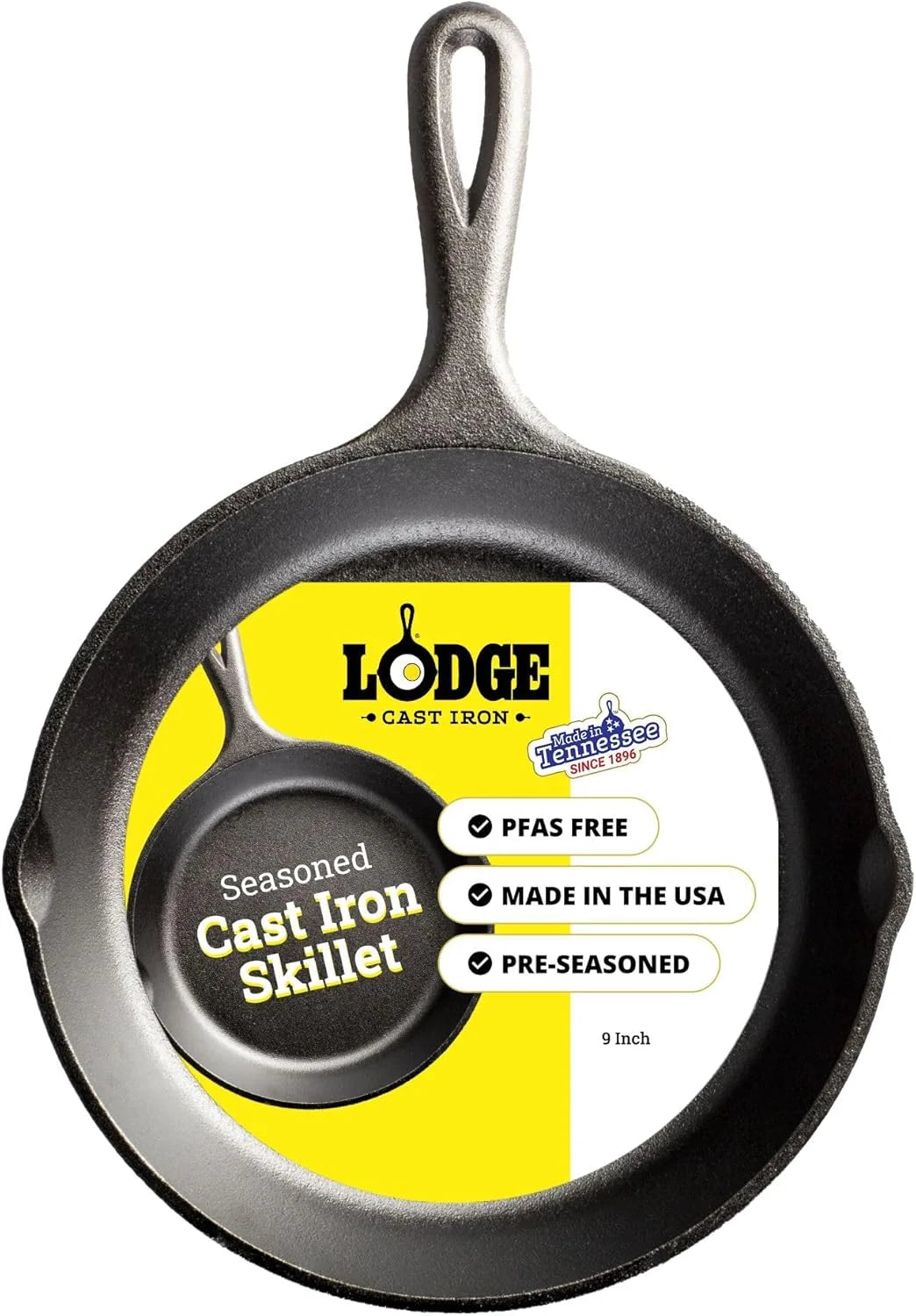 New Arrivals Seasoned Cast Iron Skillet Set 8, 10.25 & 12 Inches - Image 11