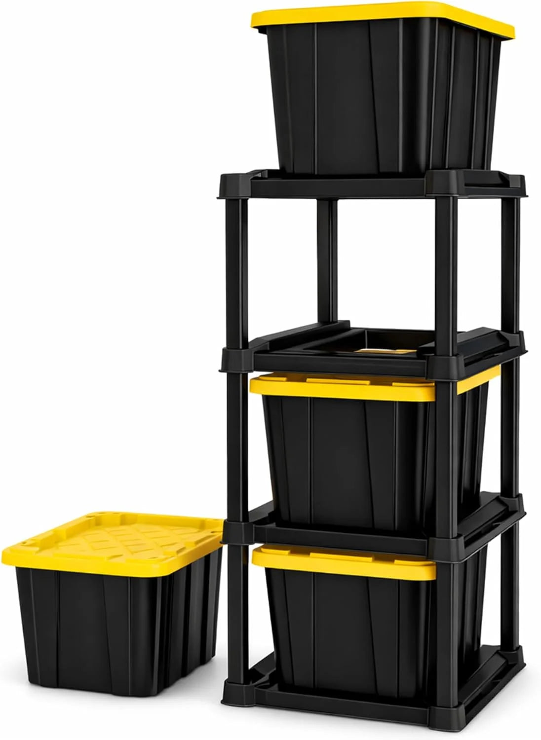 Sterilite 4-Pack 27 Gallon Industrial Storage Tote, Heavy-Duty Plastic Bins bifanuoyard - Image 3