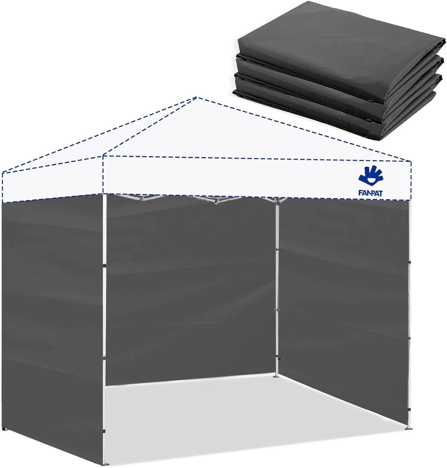 New Arrivals 10×10 Canopy Sidewalls for Canopy Frame, White (3Pcs Sidewalls Only) - Image 23