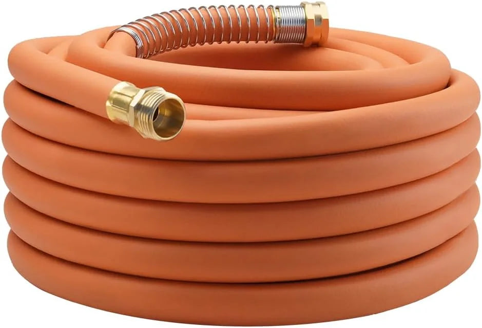 New Arrivals Garden Hose 50FT x 3/4, Heavy Duty Rubber Hose, 1200PSI Burst, 300PSI Working for Yard - Image 5