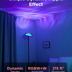 Alternative view of Uplighter Floor Lamp, LED Modern Corner Floor Light