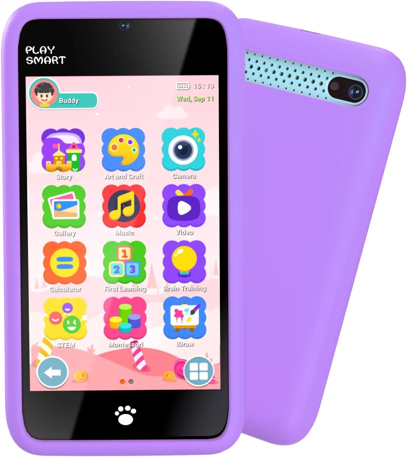 New Arrivals Kids Toys Smart Phone, 16GB 3.97 Kids Phone, 220+ Games Toddler Toy " For Home Projects - Image 4