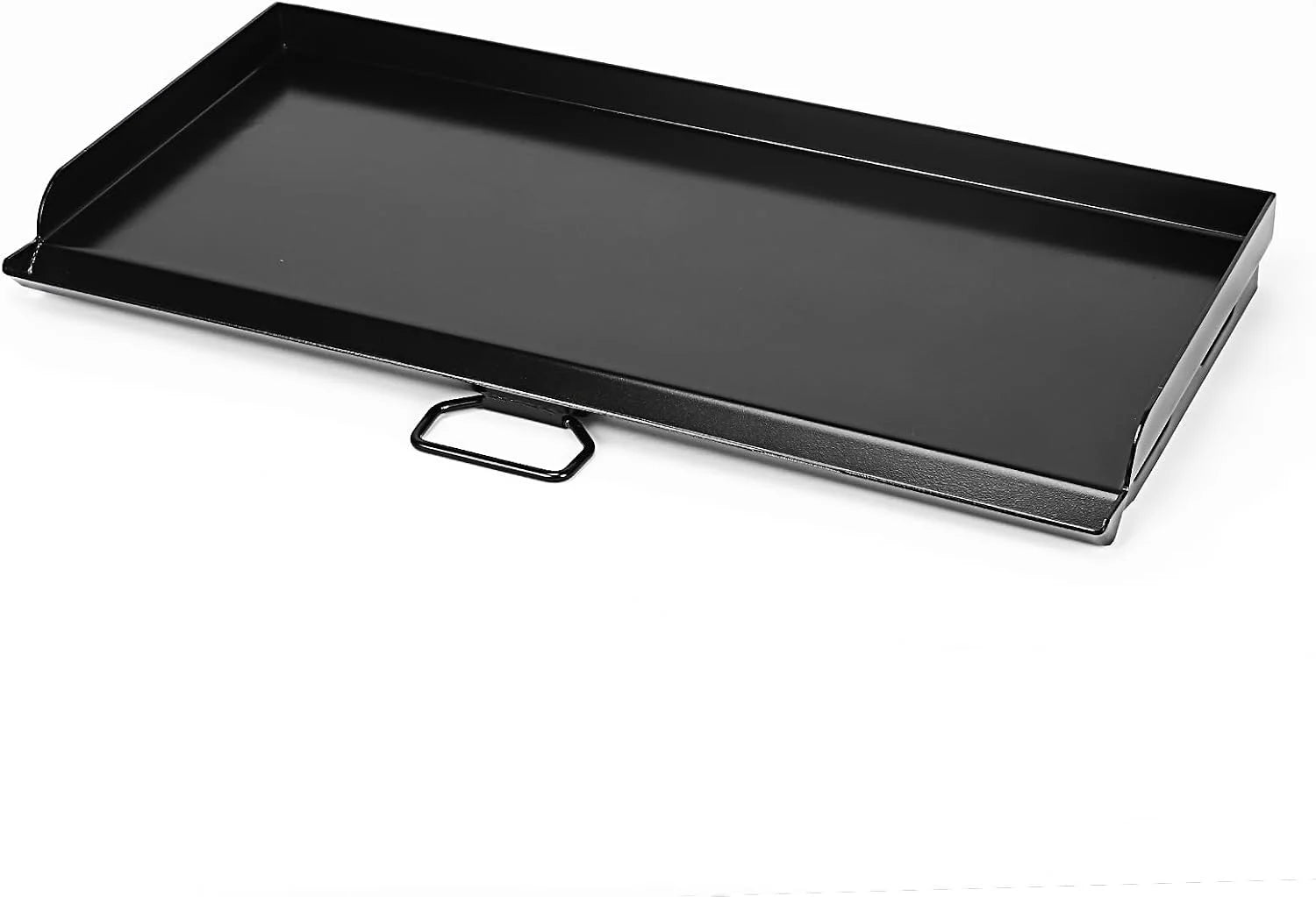 25 x 16 Pre-Seasoned Nonstick Cast Iron Griddle for Gas & Charcoal Grills, Universal Flat Top with Grease Groove - Image 11