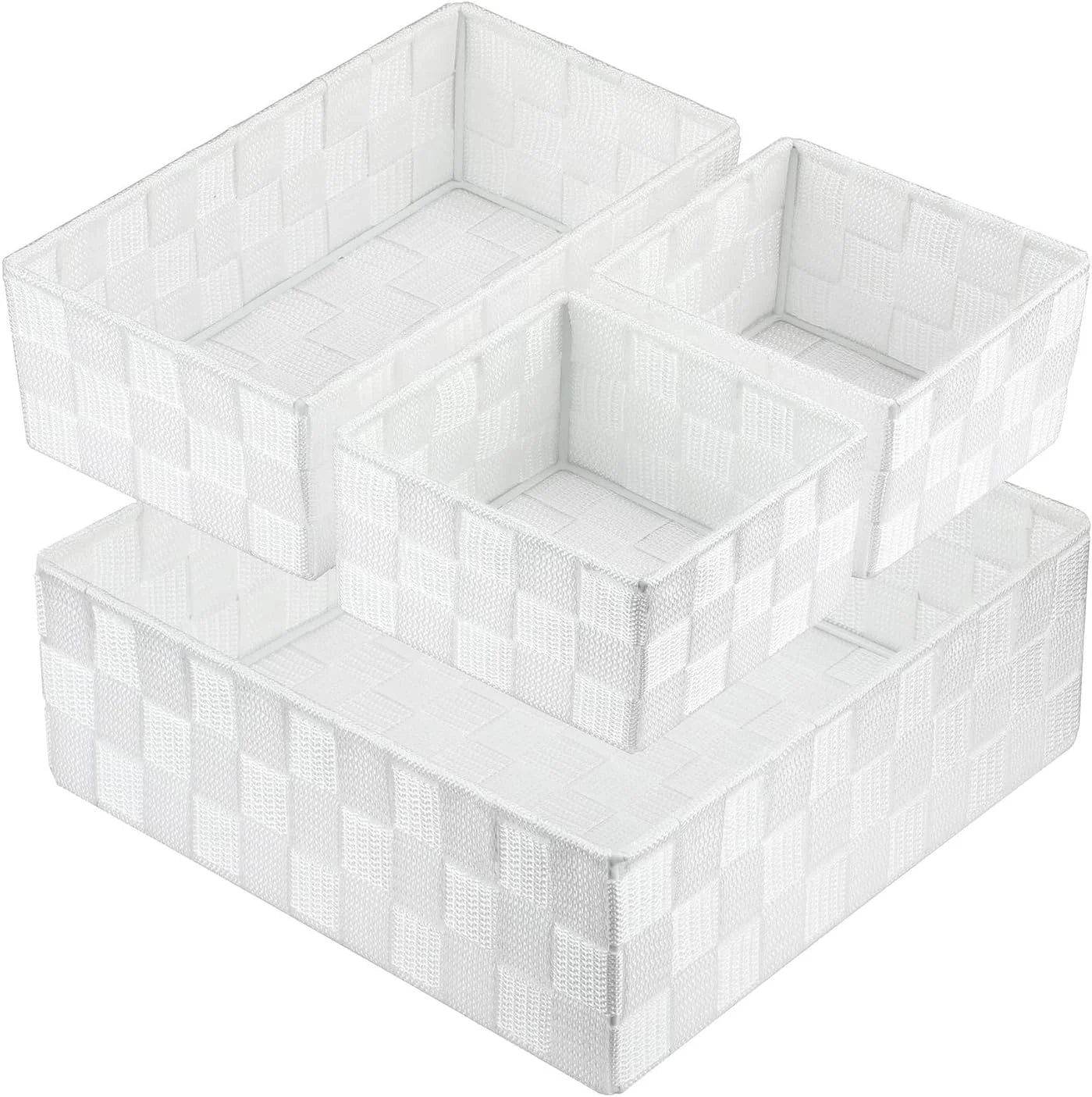 Woven Storage Baskets for Organizing 6 Pack, Large&Small Storage Cube Bins Set for Bathroom, Storage Boxes bifanuoyard - Image 14