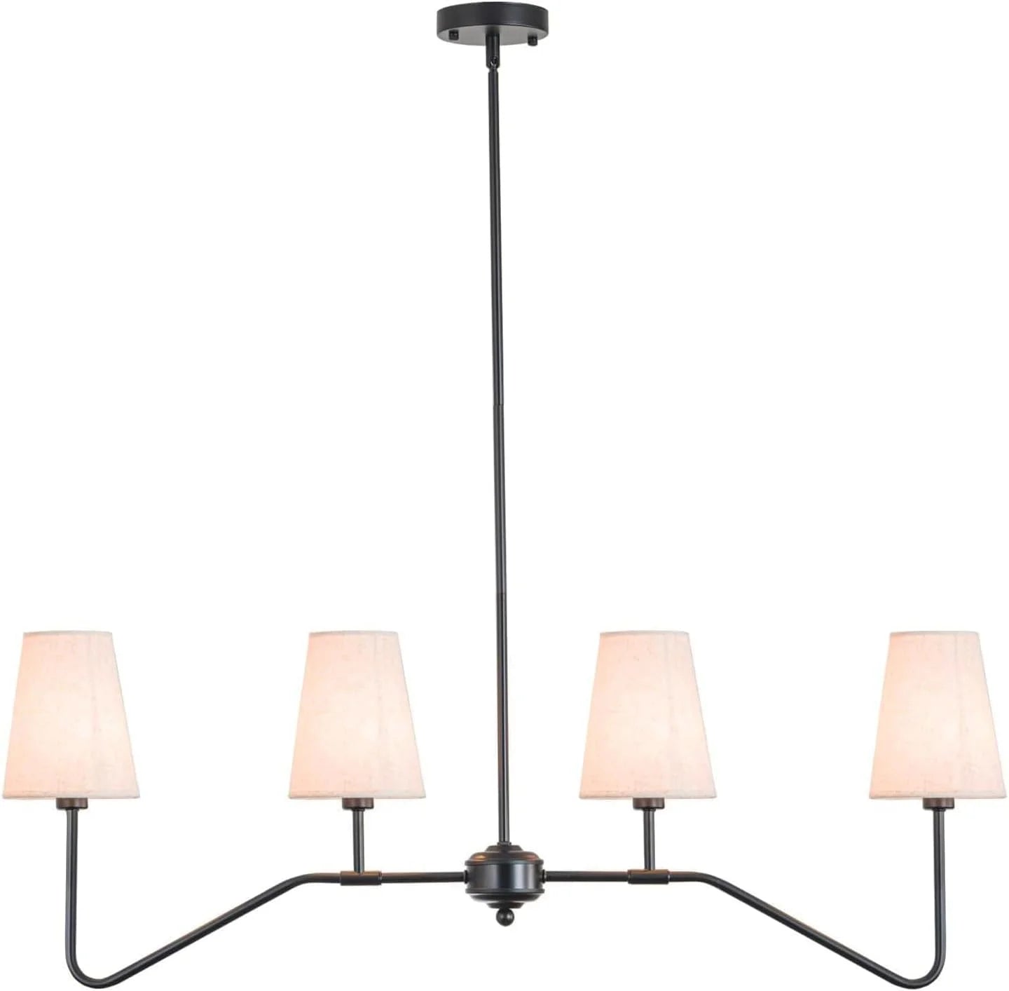 New Arrivals 5-Light Modern Chandeliers, 30 Black Farmhouse Light Fixture - Image 2