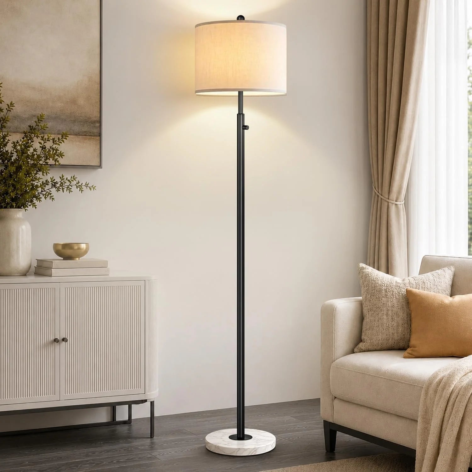 Nintiue Dimmable Gold Floor Lamp bifanuoyard - Image 8