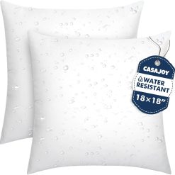 Alternative view of New Arrivals CASAJOY Set of 2 12×20 Outdoor Pillows,Water Resistant Lumbar Pillow Insert