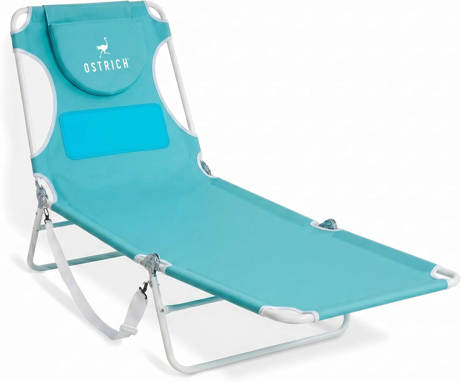 Ladies Comfort Lounger with Chest Support, Foldable and Portable Reclining Outdoor Patio Beach Lawn Camping - Image 4