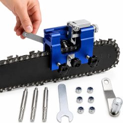 New Arrivals Chainsaw Sharpener, Manual Portable Chainsaw Chain Sharpener Tool for Fast Guided Sharpening