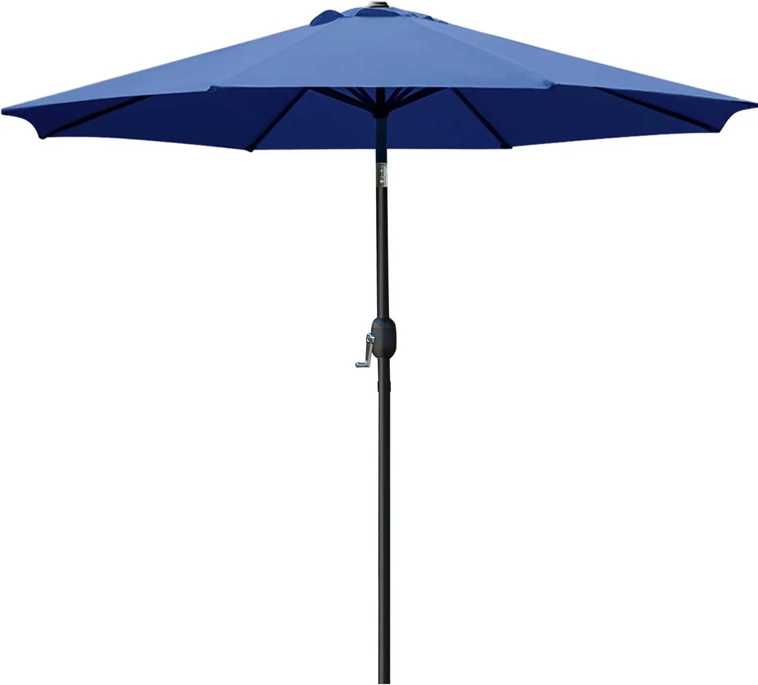 Sunnyglade 9" Patio Umbrella Outdoor Table Umbrella with 8 Ribs Tan - Image 12