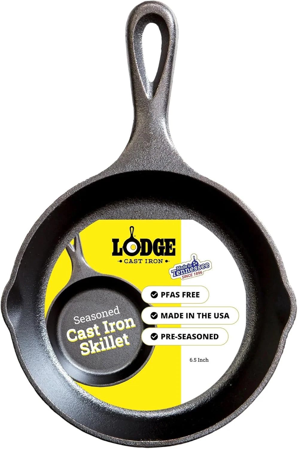 New Arrivals Seasoned Cast Iron Skillet Set 8, 10.25 & 12 Inches - Image 13