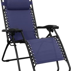 Alternative view of Amazon Basics Zero Gravity Lounge Chair with Pillow, Foldable Outdoor Reclining Chair for Patio and Beach bifanuoyard